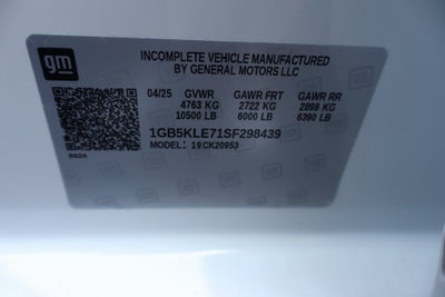 2025 Chevrolet Silverado 2500HD Work Truck w/ 8' Monroe Servicepro Body