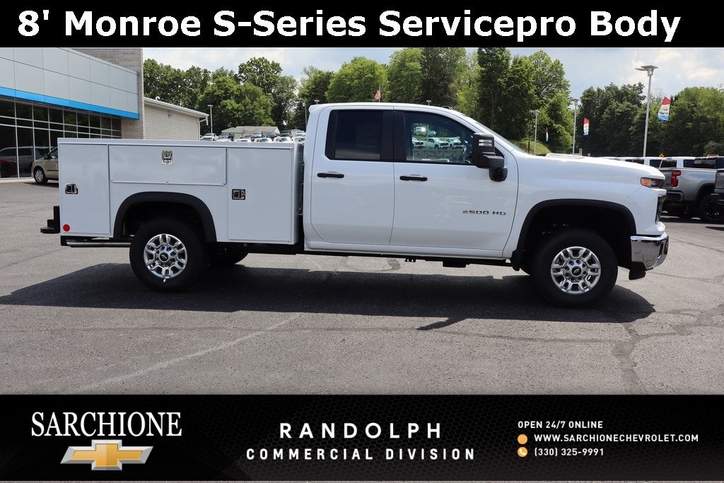 2025 Chevrolet Silverado 2500HD Work Truck w/ 8' Monroe Service Body