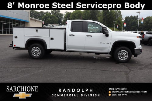 2025 Chevrolet Silverado 2500HD Work Truck w/ 8' Monroe S-Series Steel Servicepro Body