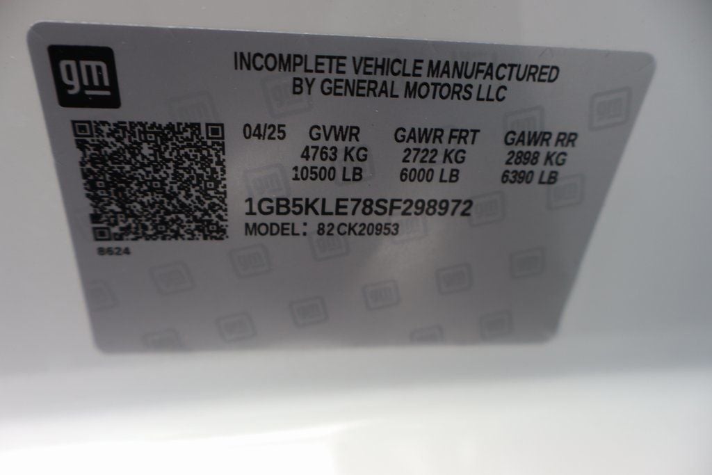 2025 Chevrolet Silverado 2500HD Work Truck w/ 8' Monroe S-Series Steel Servicepro Body