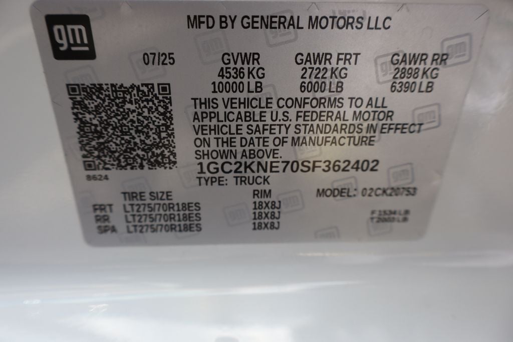 2025 Chevrolet Silverado 2500HD LT