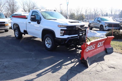 2025 Chevrolet Silverado 2500HD Work Truck w/ Boss EXT Snow Plow & Salt Spreader