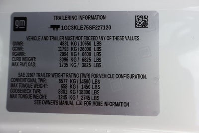 2025 Chevrolet Silverado 2500HD Work Truck w/ Boss EXT Snow Plow & Salt Spreader