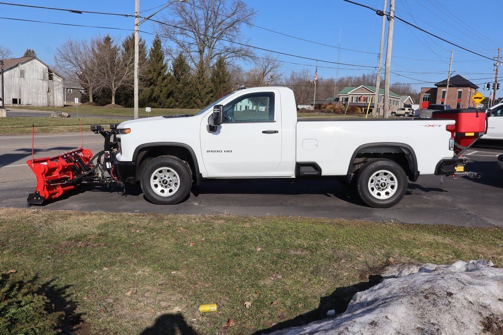 2025 Chevrolet Silverado 2500HD Work Truck w/ Boss EXT Snow Plow & Salt Spreader