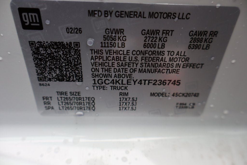 2026 Chevrolet Silverado 2500HD Work Truck