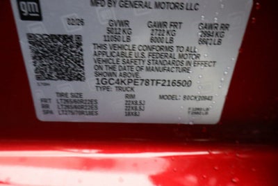 2026 Chevrolet Silverado 2500HD LTZ