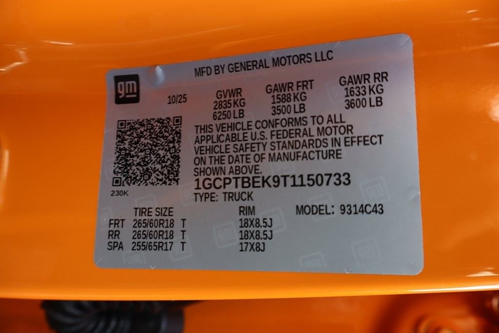 2026 Chevrolet Colorado Work Truck