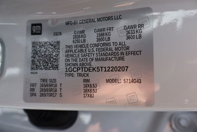 2026 Chevrolet Colorado Z71