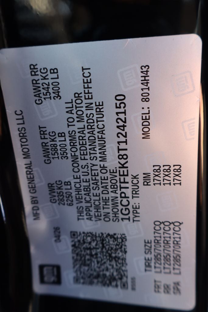 2026 Chevrolet Colorado ZR2