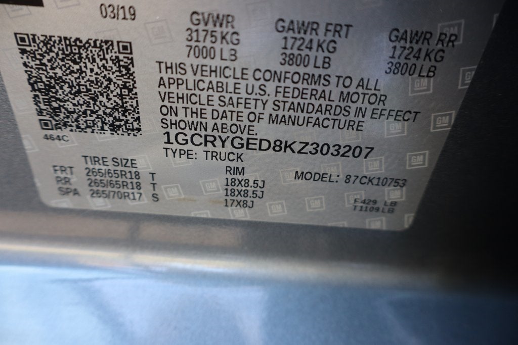 2019 Chevrolet Silverado 1500 LTZ