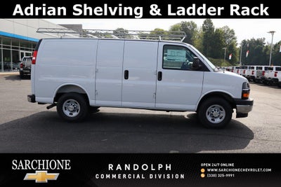 2025 Chevrolet Express 2500 Work Van Cargo w/ Adrian Shelving & Ladder Rack