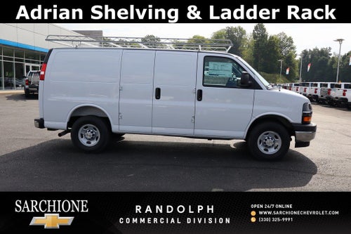 2025 Chevrolet Express 2500 Work Van Cargo w/ Adrian Shelving & Ladder Rack