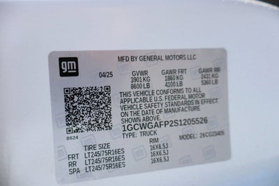 2025 Chevrolet Express 2500 Work Van w/ Adrian Shelving & Ladder Rack