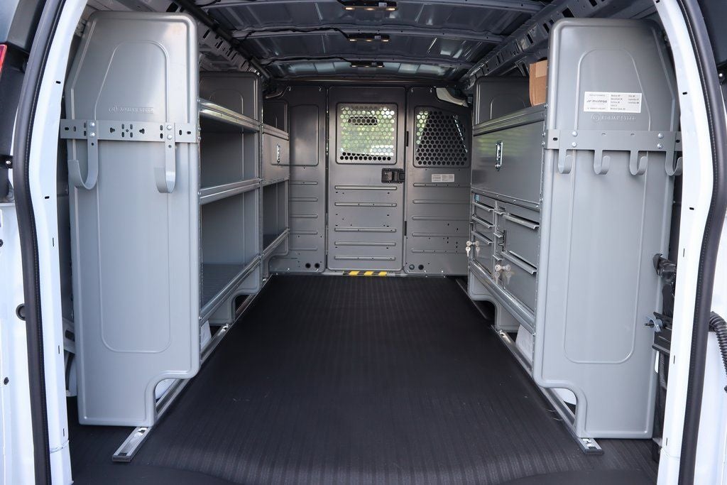 2025 Chevrolet Express 2500 Work Van w/ Adrian Shelving System & Ladder Rack Cargo