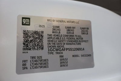 2025 Chevrolet Express 2500 Work Van Cargo w/ Adrian Van Premier Pkg