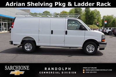 2025 Chevrolet Express 2500 Work Van w/ Shelving System & Ladder Rack