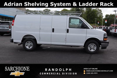 2025 Chevrolet Express 2500 Work Van w/ Adrian Shelving Pkg & Ladder Rack