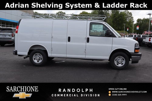 2025 Chevrolet Express 2500 Work Van w/ Adrian Shelving Pkg & Ladder Rack