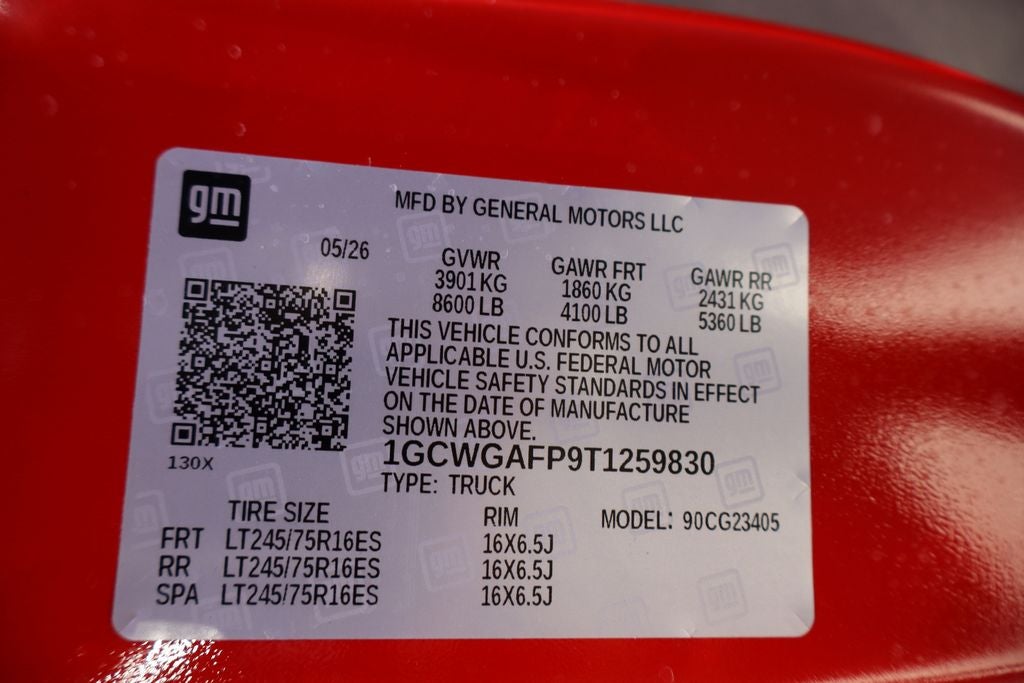 2026 Chevrolet Express 2500 Work Van Cargo