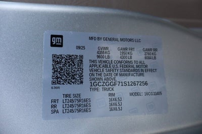 2025 Chevrolet Express 3500 Work Van Cargo