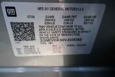 2027 Chevrolet Traverse LT 2LT