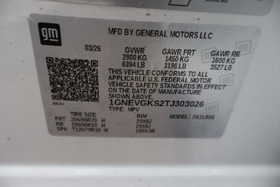 2026 Chevrolet Traverse LT 2LT