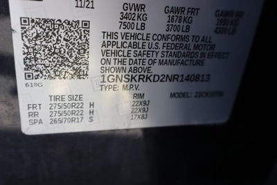 2022 Chevrolet Tahoe RST