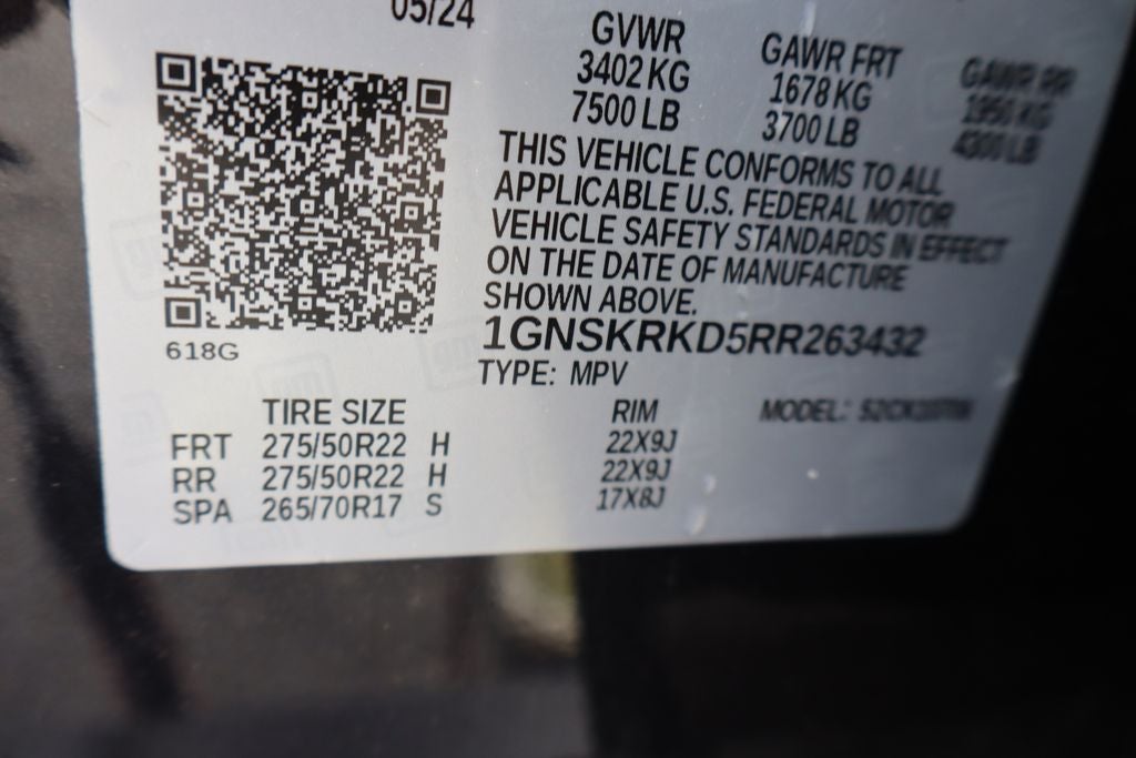 2024 Chevrolet Tahoe RST