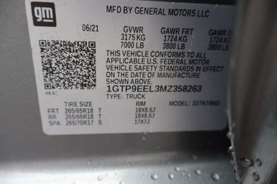 2021 GMC Sierra 1500 AT4