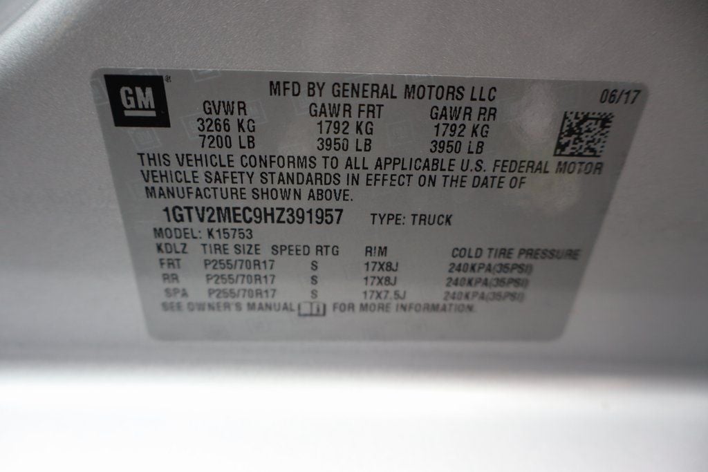 2017 GMC Sierra 1500 SLE