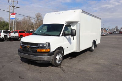 2026 Chevrolet Express 3500 Work Van w/ 16' Rockport FedEx-spec Box Van Cutaway