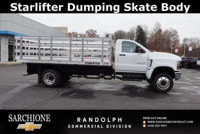 2024 Chevrolet Silverado 5500HD Medium Duty Work Truck WT DRW W/ Starlifter Dumping Skate Body