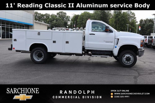 2024 Chevrolet Silverado 5500HD Medium Duty Work Truck DRW w/ 11' Reading Classic II Aluminum Service Body