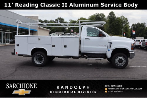 2024 Chevrolet Silverado 5500HD Medium Duty Work Truck w/ 11' Reading Aluminum Service Body