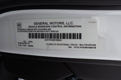 2024 Chevrolet Silverado 5500HD Medium Duty Work Truck w/ 11' Reading Aluminum Service Body