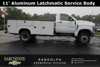 2024 Chevrolet Silverado 5500HD Medium Duty Work Truck w/ 11' Aluminum Latchmatic Service Body