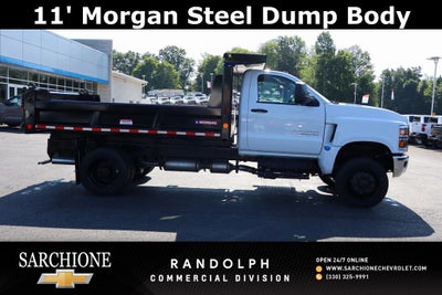 2024 Chevrolet Silverado 5500HD Medium Duty Work Truck DRW W/ 11' Morgan Steel Dump Body