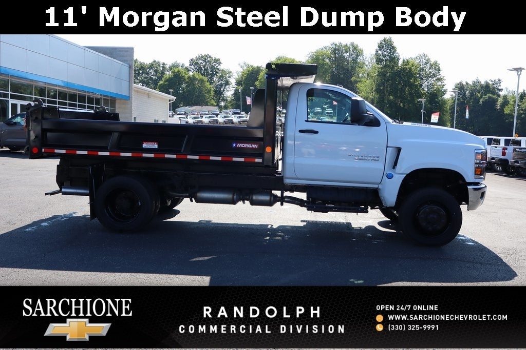 2024 Chevrolet Silverado 5500HD Medium Duty Work Truck DRW W/ 11' Morgan Steel Dump Body
