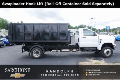 2024 Chevrolet Silverado 6500HD Medium Duty WT Work Truck w/ Swaploader Hook Lift DRW