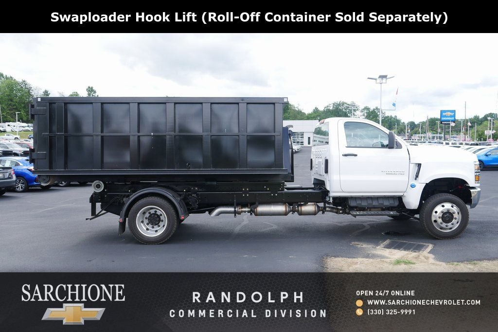 2024 Chevrolet Silverado 6500HD Medium Duty WT Work Truck w/ Swaploader Hook Lift DRW