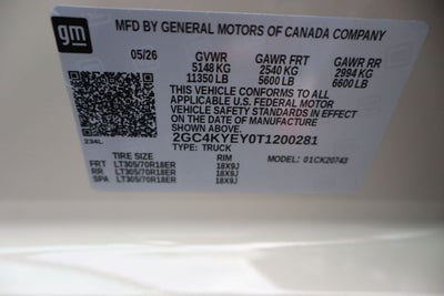 2026 Chevrolet Silverado 2500HD ZR2