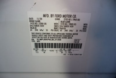 2020 Lincoln Nautilus Reserve