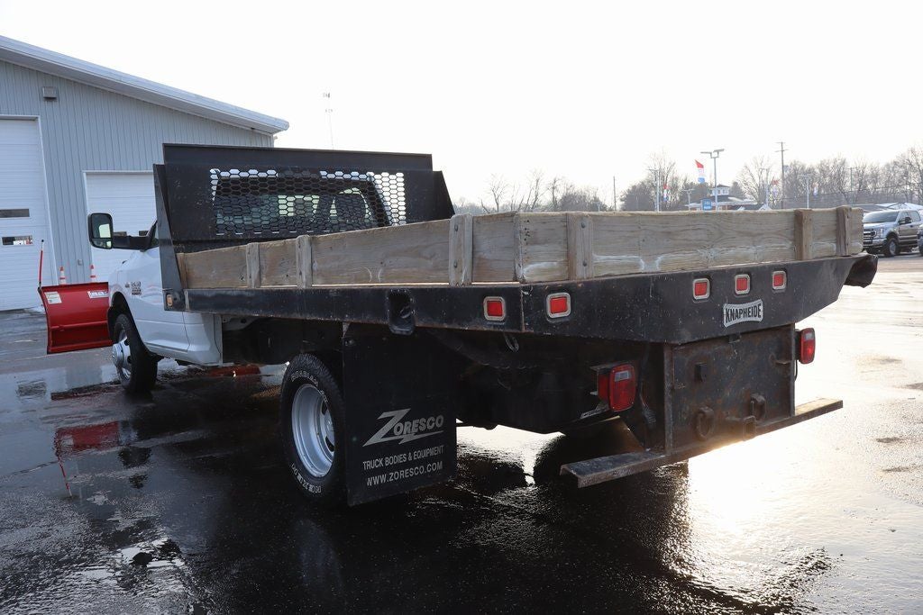 2018 RAM 3500 Tradesman 167.5 WB w/ Flatbed & Snow Plow