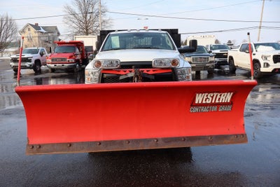 2018 RAM 3500 Tradesman 167.5 WB w/ Flatbed & Snow Plow