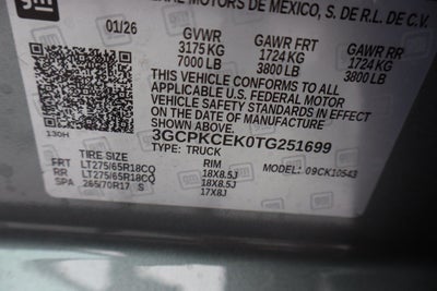 2026 Chevrolet Silverado 1500 Custom Trail Boss