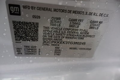 2026 Chevrolet Silverado 1500 LT