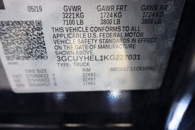 2019 Chevrolet Silverado 1500 High Country