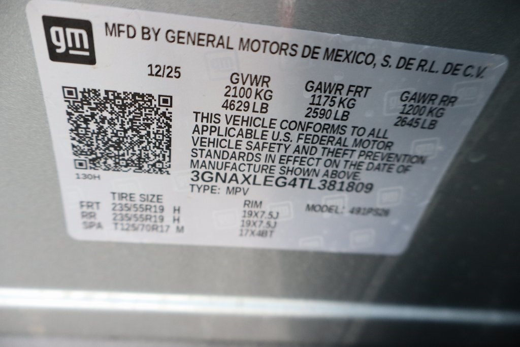 2026 Chevrolet Equinox RS