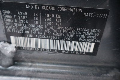 2018 Subaru Impreza 2.0i Sport