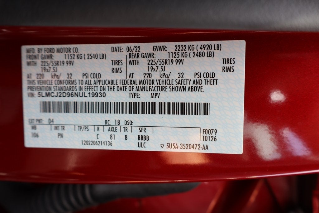 2022 Lincoln Corsair Reserve